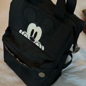 Disney Black Cooler Backpack with Mickey Design
